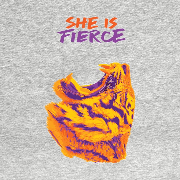 She is Fierce by polliadesign